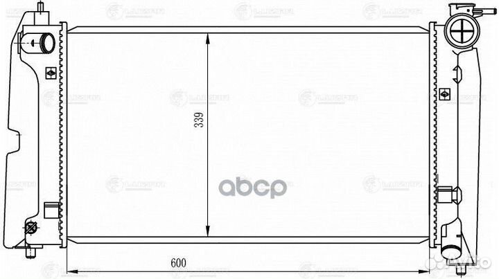 Радиатор охл. для а/м Geely Emgrand EC7 (09) L