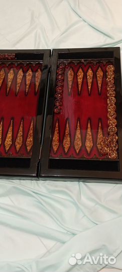 Нарды из янтаря