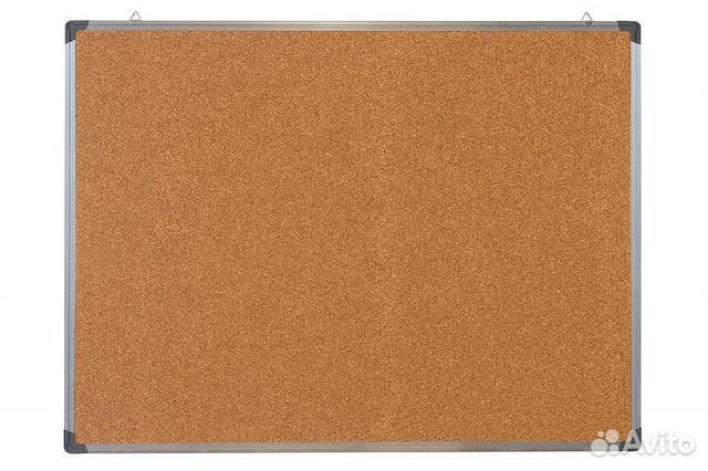 Пробковая доска настенная для заметок 120х100см WD