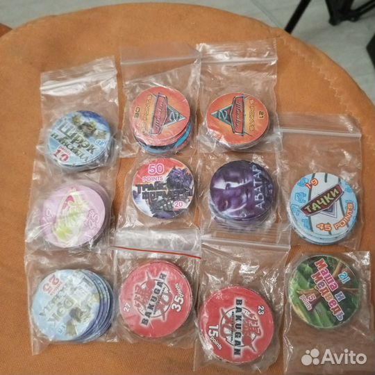 Фишки сотки кепсы из 90х