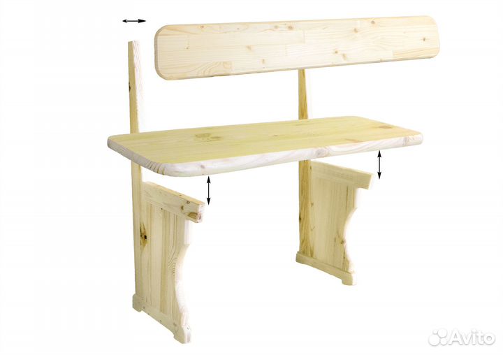Лавка деревянная