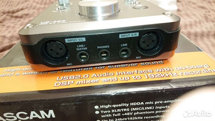 Внешняя звуковая карта usb tascam US-366
