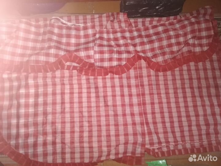 Комплект штор для кухни или дачи