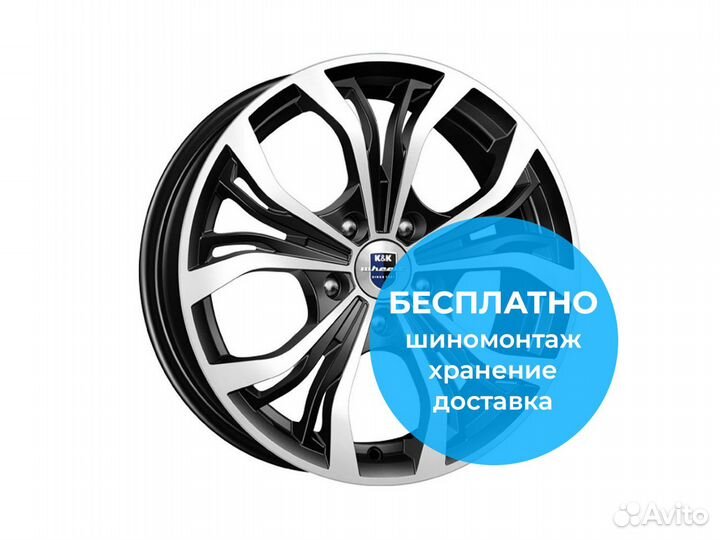 R16 5x114,3 6,5J ET45 D67,1 К&К Аламида (кс660) ал