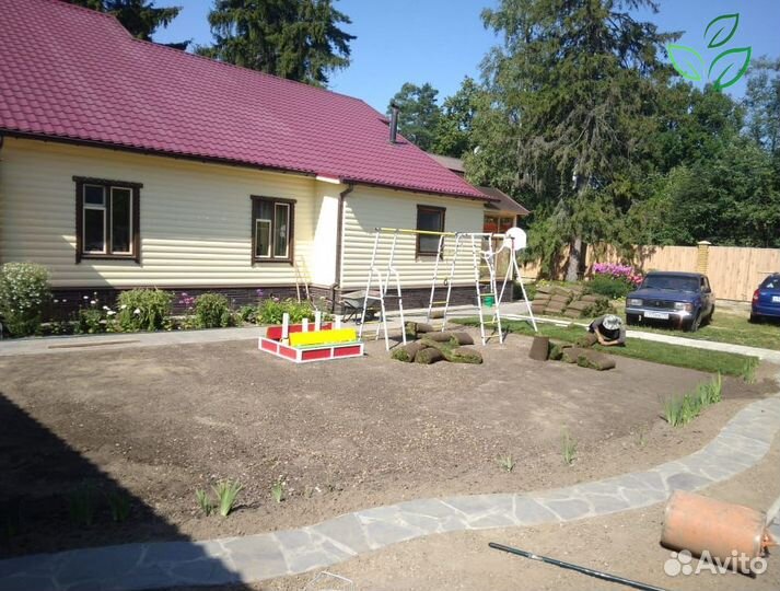 Рулонный газон от производителя