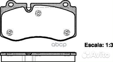 Колодки тормозные 1202.00 mercedes W221 S 05- (F)