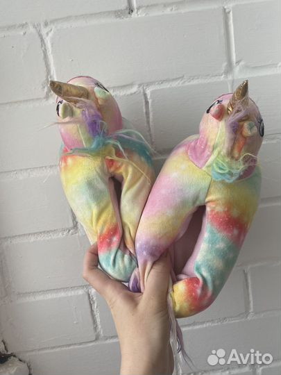 Тапки детские единорог 30 размер