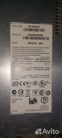 Серверный блок питания 2 шт