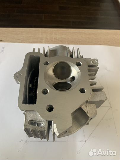 Головка цилиндра на мопед альфа