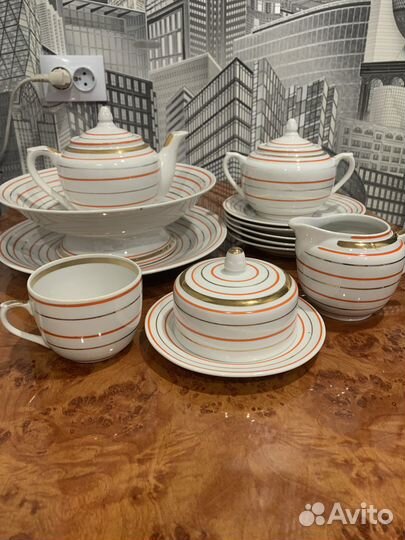 Посуда - Вербилки, сервиз ‘Радиоволны’