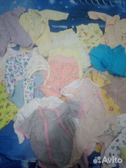 Детские вещи пакетом на мальчика от 1-4 мес