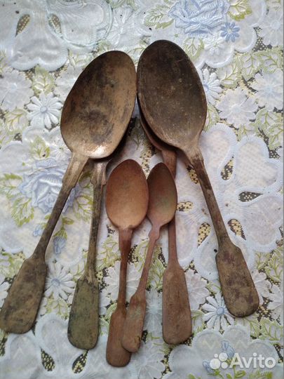 Посуда старинная медная