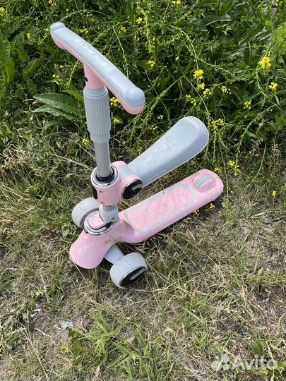 Самокат беговел 3в1