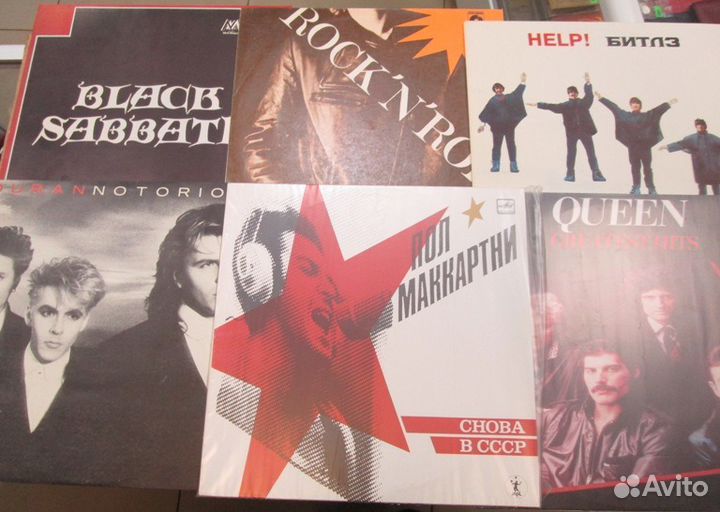 Грампластинки 1000 шт. винил. рок, джаз, хор