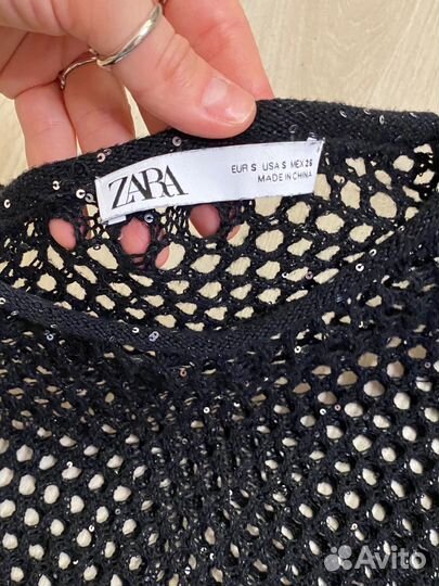 Кофта в сетку Zara