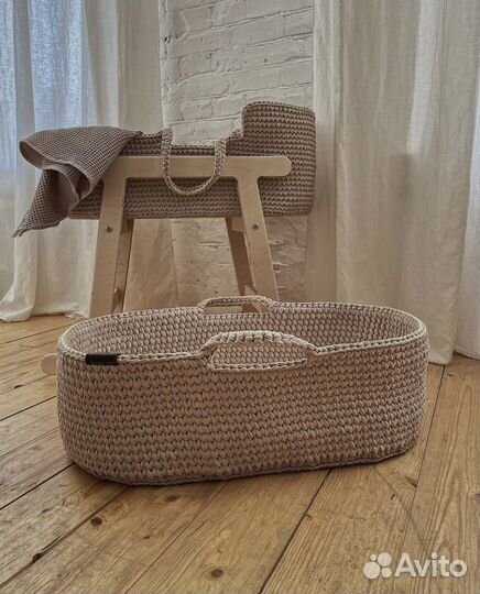 Люлька переноска корзина для новорожденных