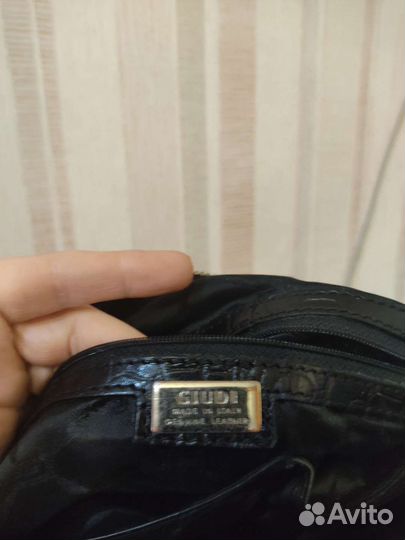 Сумка натуральная кожа италия бу