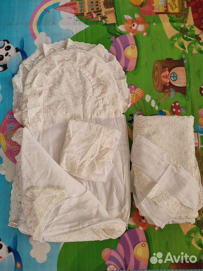 Конверт одеяло на выписку весна осень