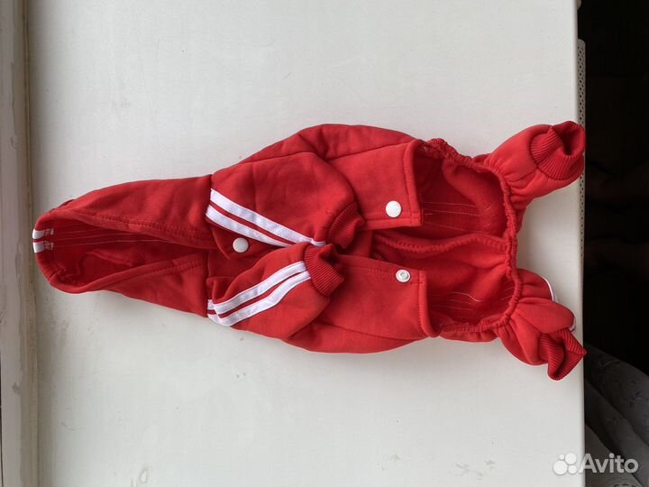 Комбинезон для собак спортивный адидог флис