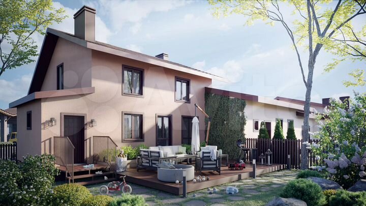 Таунхаус 40 м² на участке 2,2 сот.