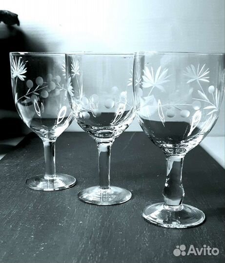 Фужеры хрустальные СССР