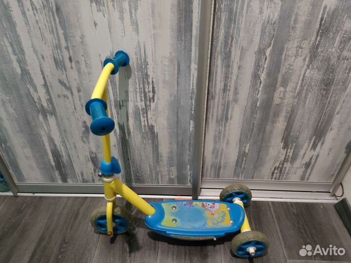 Самокат детский трехколесный бу