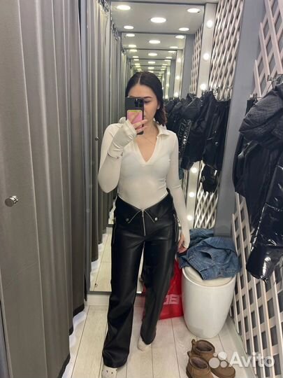 Боди с длинным рукавом