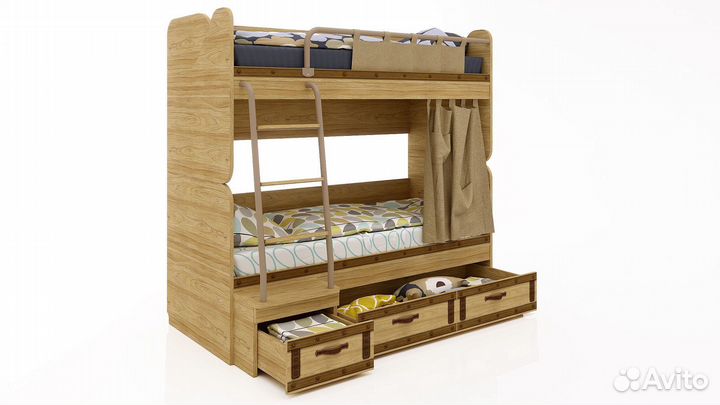 Кровать двухъярусная Корсар-6