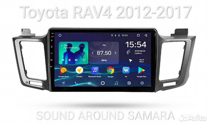 Teyes CC2+ Магнитола Toyota RAV4 штатная магнитола