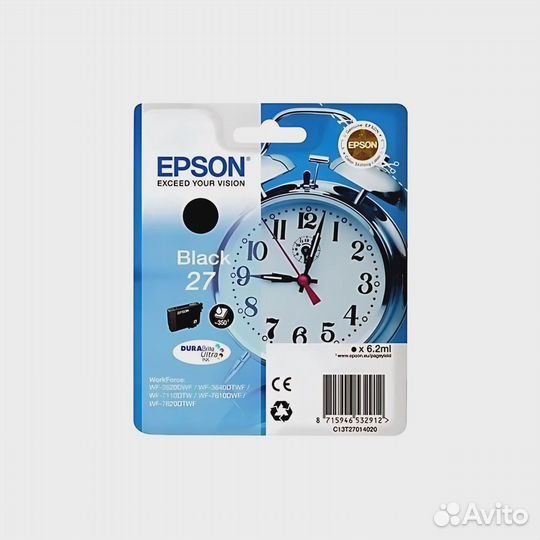Картридж Epson 27 Black C13T27014020
