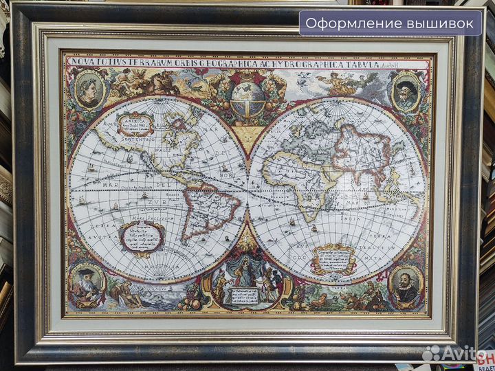 Багетная мастерская / Оформление вышивок