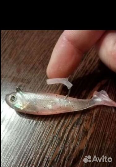 Виброхвосты Tai Xing оснащённые - 5шт