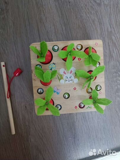 Магнитная рыбалка червячки морковки