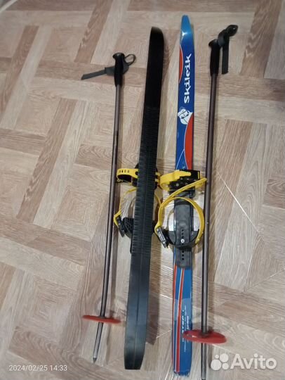 Лыжи беговые детские 100