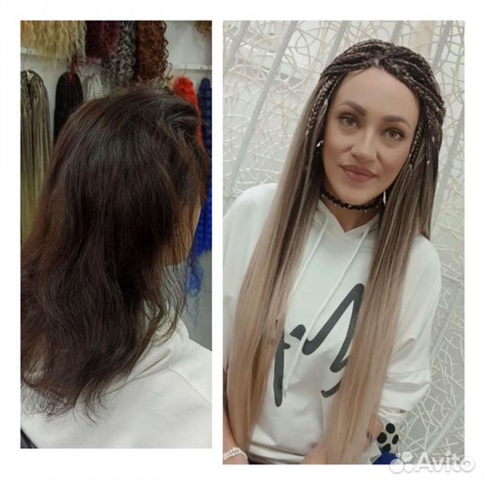 Комплекты де косы, материал +работа