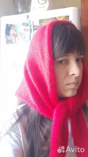 Бактус, платок, косынка из пуха норки