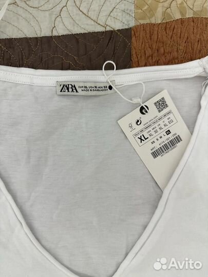 Футболка женская zara новая XL