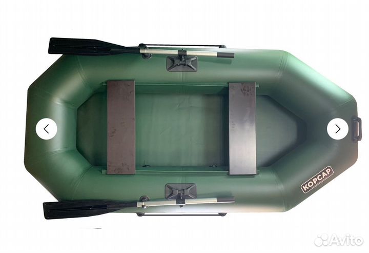 Надувная лодка новая без весел и насоса