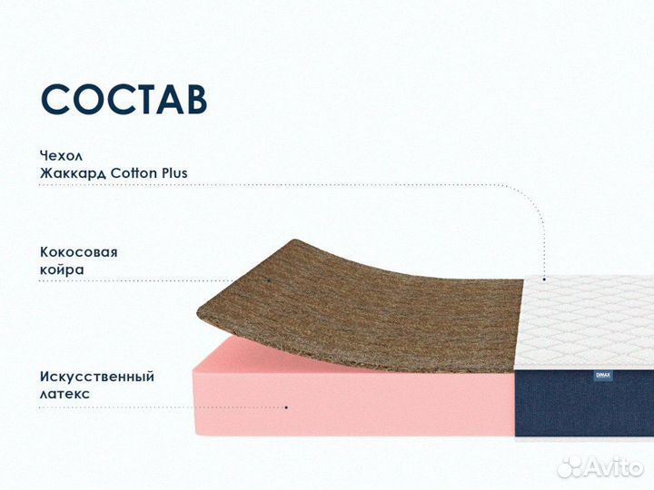 Матрас ортопедический 90х200 см