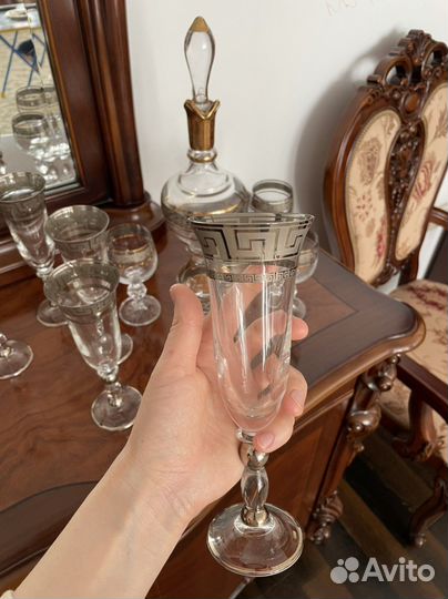 Хрустальные фужеры бокалы