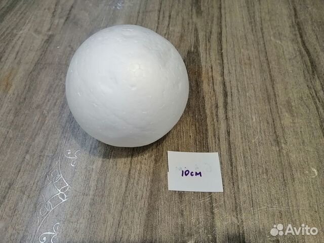 Шар пенопласт, сердце из ротанга, тейплента, глина