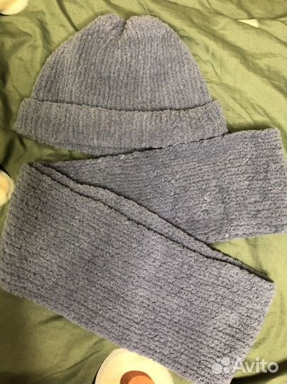 Балаклава вязаная с ушками