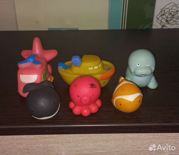 Игрушки для ванной