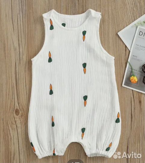 Муслиновый комбинезон (песочник)