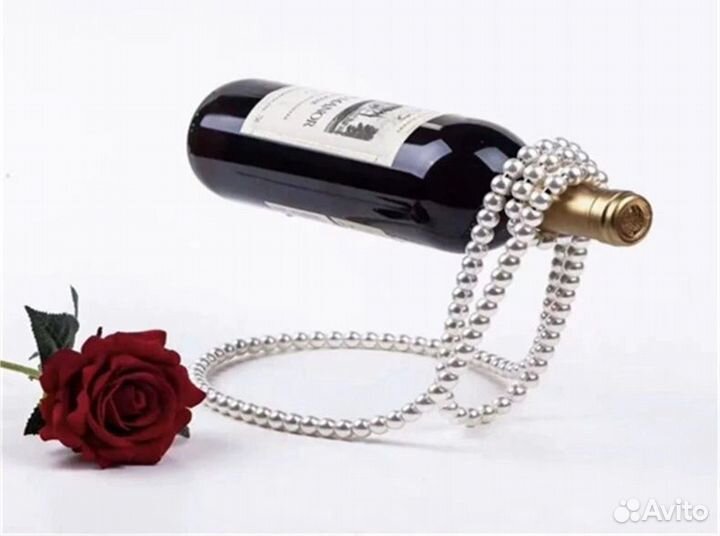 Подставка-держатель для бутылок вина жемчуг