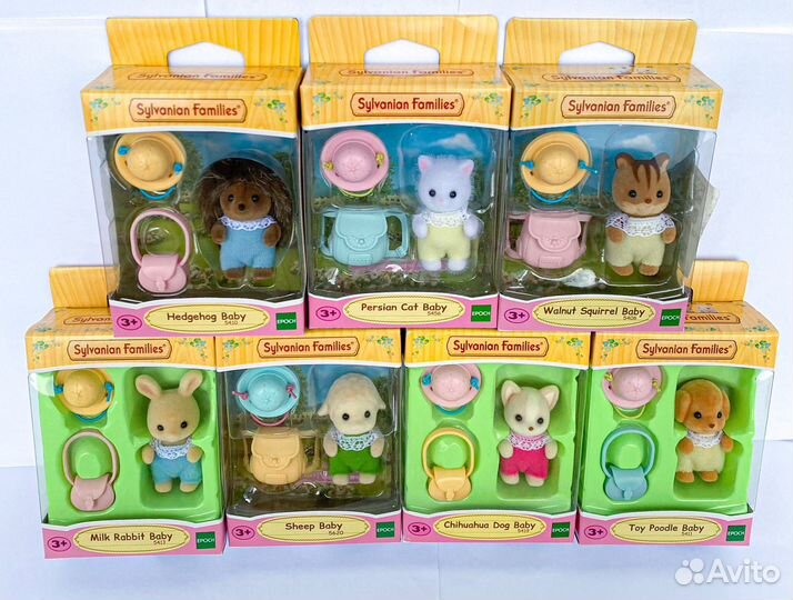 Sylvanian Families Малыши двойняшки, тройняшки