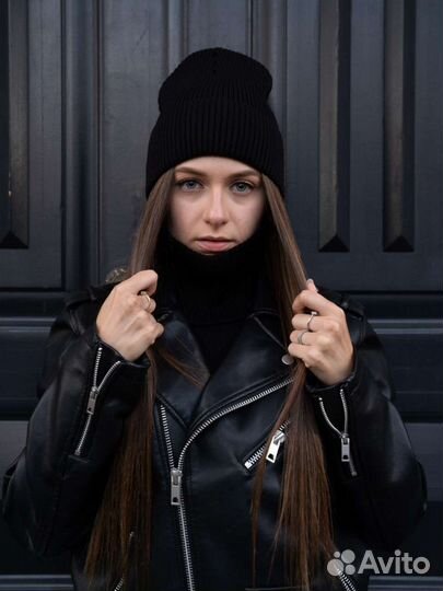 Шапка и снуд- шарф баф в подарок балаклава унисекс