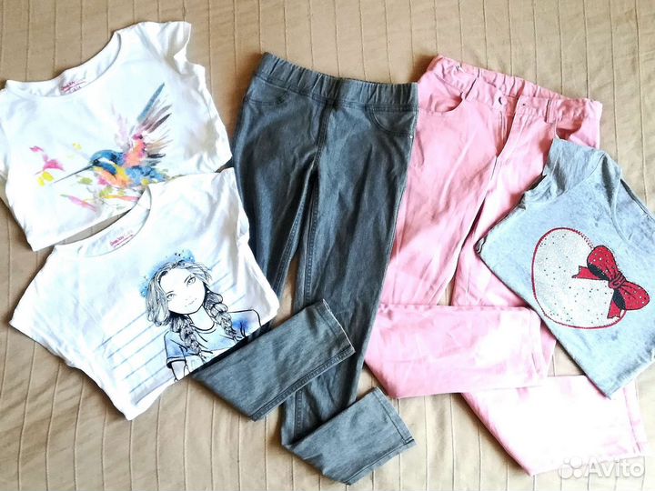 Пакет летних вещей для девочки 152-164 и 2 платья