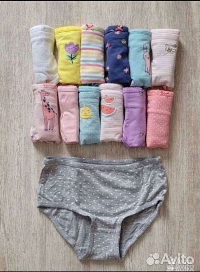 Новые трусики Carters р.4/5л, 6л, 8л
