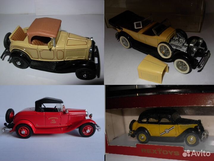 1/43 модели USA Ford Cadillac Lincoln и др. до 45г